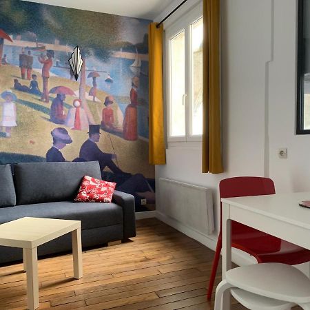 Studio Perfect For 2 Adults And 1 Kid, And Up To 2 Kids - Jourdain 20E, 25Mn To Louvre Via Line M11 Paryż Zewnętrze zdjęcie