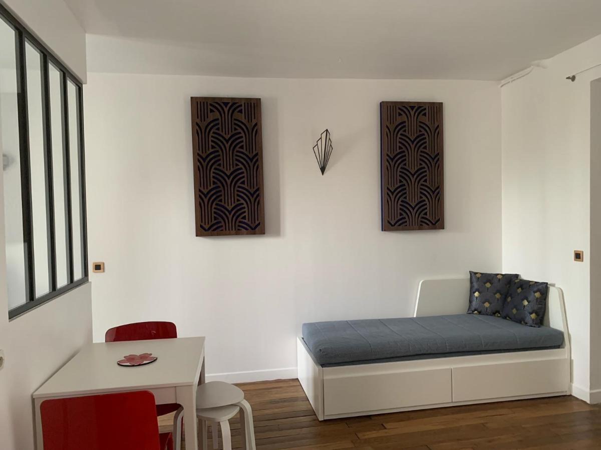 Studio Perfect For 2 Adults And 1 Kid, And Up To 2 Kids - Jourdain 20E, 25Mn To Louvre Via Line M11 Paryż Zewnętrze zdjęcie