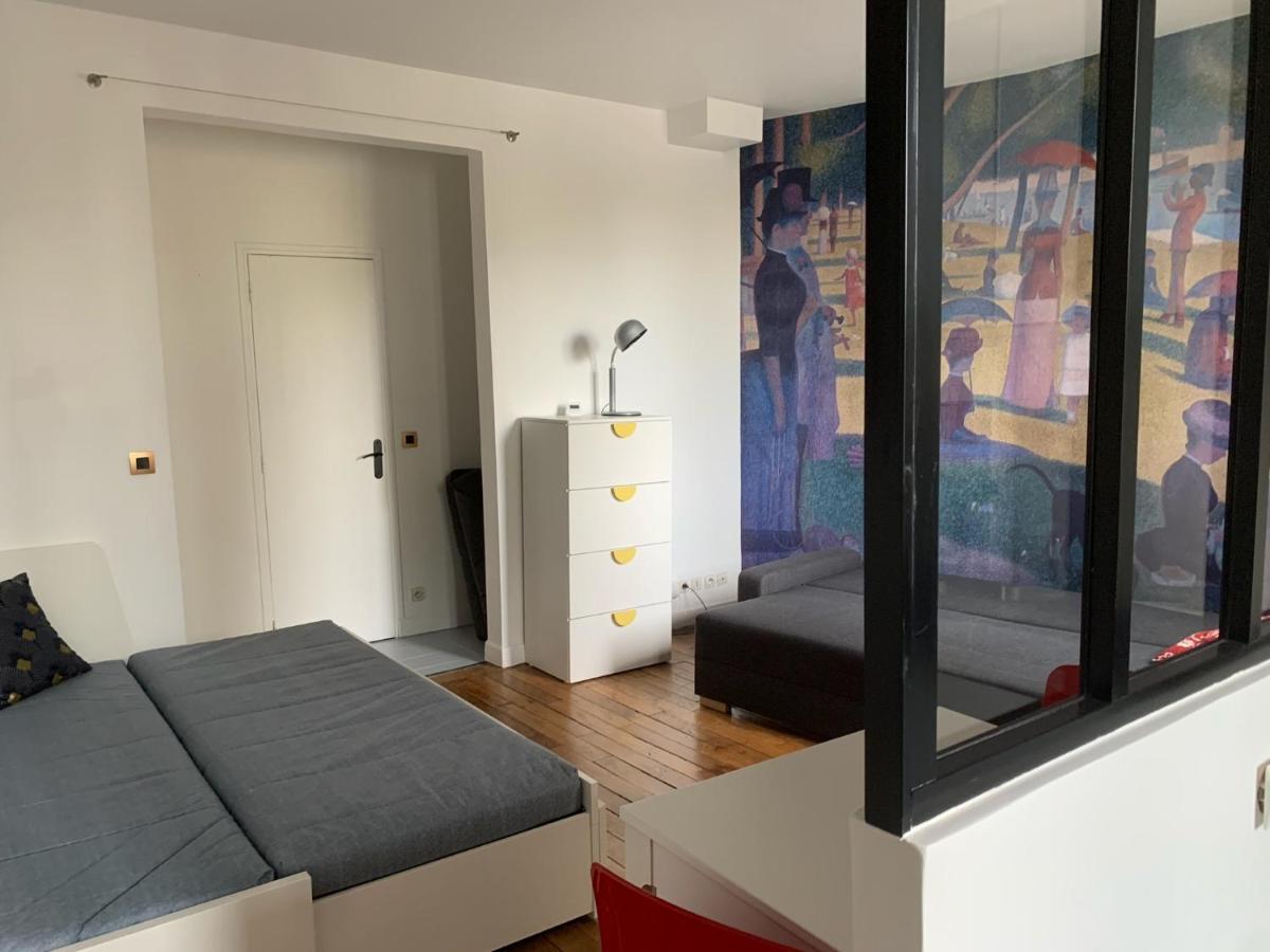 Studio Perfect For 2 Adults And 1 Kid, And Up To 2 Kids - Jourdain 20E, 25Mn To Louvre Via Line M11 Paryż Zewnętrze zdjęcie