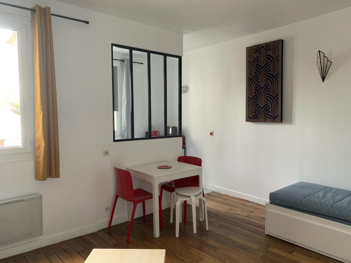 Studio Perfect For 2 Adults And 1 Kid, And Up To 2 Kids - Jourdain 20E, 25Mn To Louvre Via Line M11 Paryż Zewnętrze zdjęcie