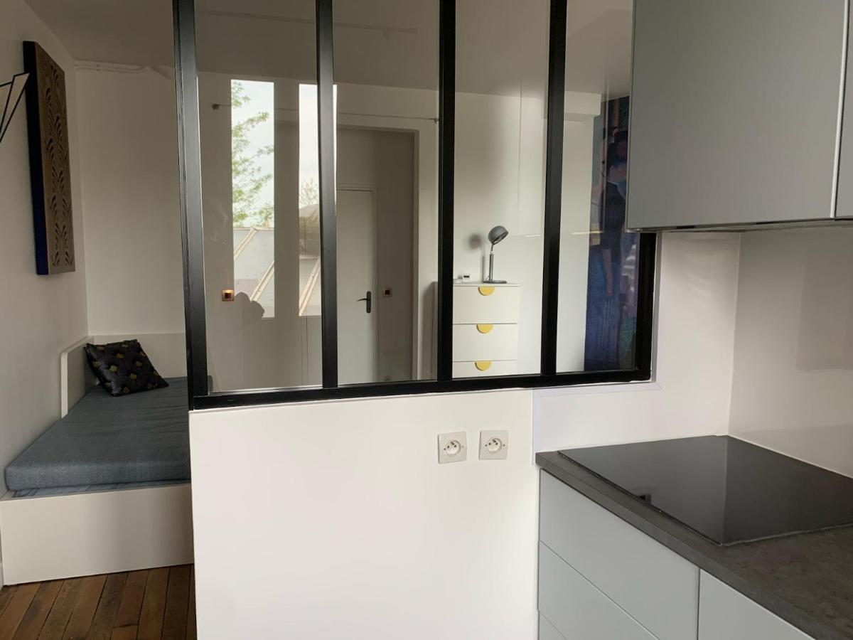 Studio Perfect For 2 Adults And 1 Kid, And Up To 2 Kids - Jourdain 20E, 25Mn To Louvre Via Line M11 Paryż Zewnętrze zdjęcie