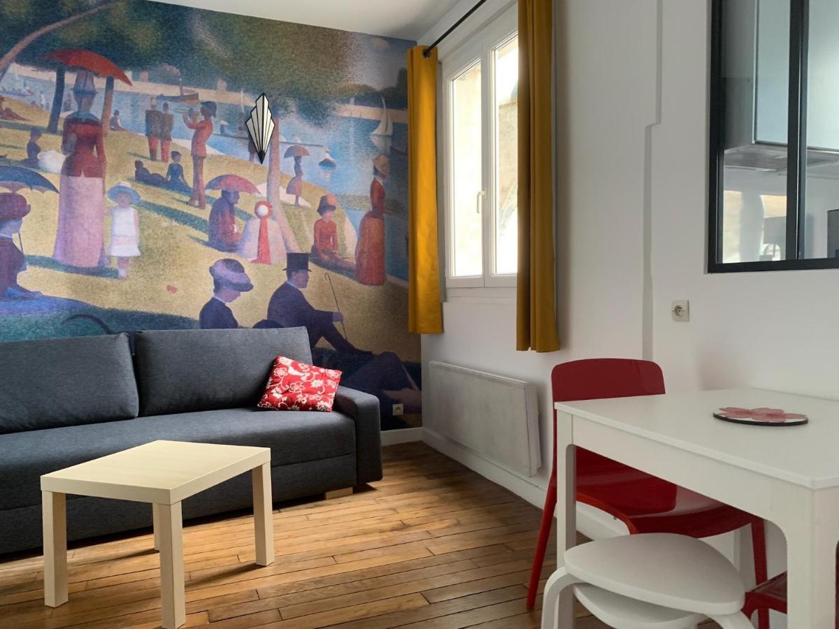 Studio Perfect For 2 Adults And 1 Kid, And Up To 2 Kids - Jourdain 20E, 25Mn To Louvre Via Line M11 Paryż Zewnętrze zdjęcie